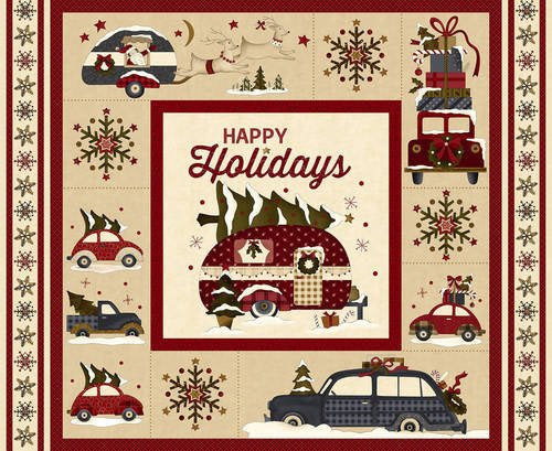 Buttermilk Winter 2281P-33 Cream - Panel 36 x 44