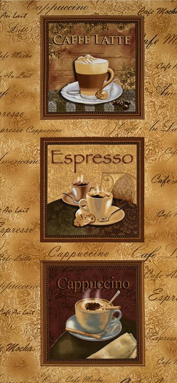 Cafe au Lait 05285 33 Beige Coffee Panel