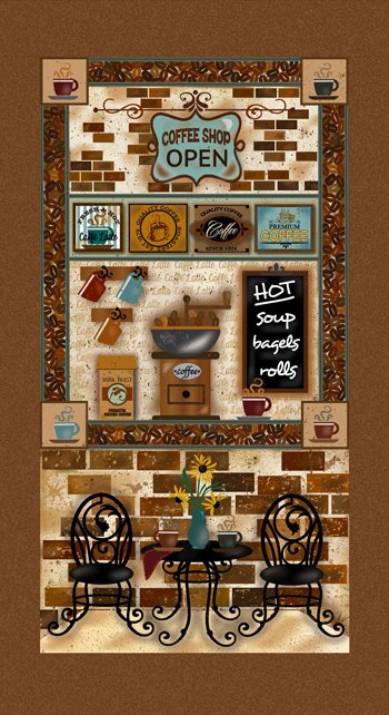 Caffe Latte Panel 25105 Bro1 coffee