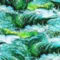 Call of the Sea Cos Waves 17991 Multi Green