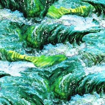 Call of the Sea Cos Waves 17991 Multi Green