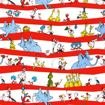 Cat in the Hat  Stripe Dr. Seuss ADE-10788-203