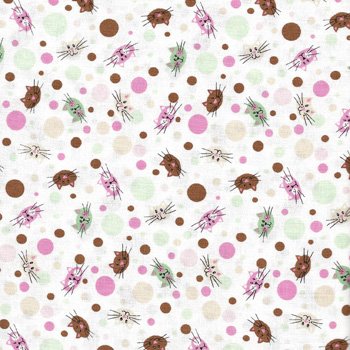 Cat-Funky Kitties Smile faces 60489 Pink