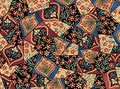 Catkin & Her Kittens Crazy Quilt 22139  Blue