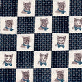 Cats in the Manor Blue 31934 1