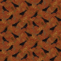 Cavalier Crow Crows Allover Crows 2812 35 Pumpkin