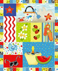 Celebrate summer panel 1550P 84 Multi