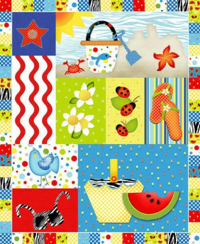 Celebrate summer panel 1550P 84 Multi