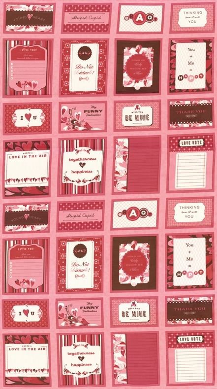 Chemistry Valentine Panel 37010 11 pink