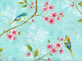 Cherry Blossom Birds Y0182-1M Aqua