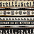 Chess Checkmate Chess border stripe 28661 J Black