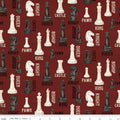 Chess I'd rather be play chess pieces C11260 Red