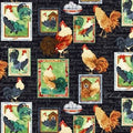 Chicken Farm Raised Rooster Patch Kitchen 1974 99 Black