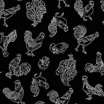 Chicken Farm Raised Silhouttes Q 1981 99 Black