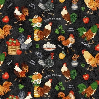 Chicken Farm Raised Tossed 1973-99 Black
