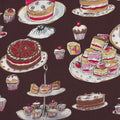 Chocolate Deserts Tea Party CX2916 Brown