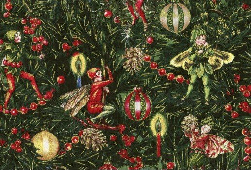 Christmas Fairies Metalic DM3942 Fairy Tale Tree