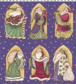 Christmas Spirit Panel Y0698 28M Dark Purple Me