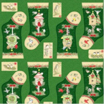 Christmas Stockings All Spruced Up 77002 Green