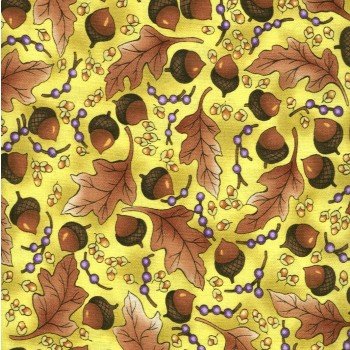 Cinnamon Spice Acorns Y0226-10 Dark Yellow