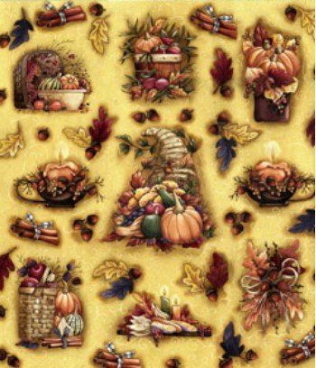 Cinnamon Spice Panel Yellow Y0222-9