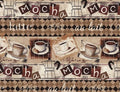 Coffee Border Stripe Coffee-C3590-Neutral