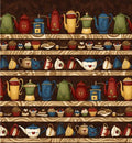Coffee Escapes Border Stripe Q 8845 38