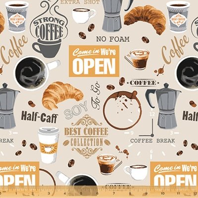 Coffee Shop 52259-1 Cream
