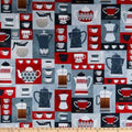 Coffee Time Boxes Red/Gray  08870 11