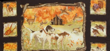 Country Fields Dog Panel