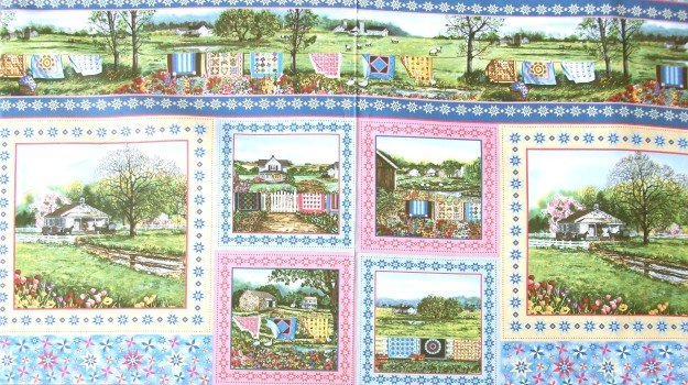 Country Quilts Panel 2301 Multi