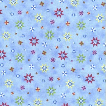 Country Quilts Stars 241 Blue