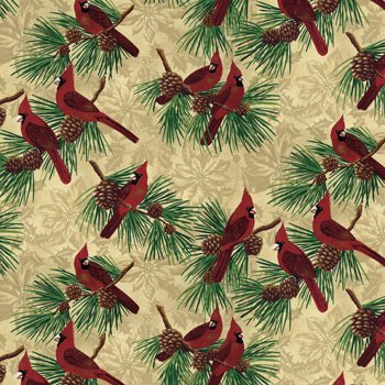 Crimson Christmas Cardinals Tossed 2534 12