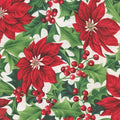 Crimson Christmas Poinsettia 2532 12 White