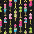 Cute as a Button dress form Black 6418 99