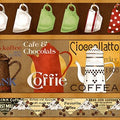 Daily Grind Border Stripe 21673a Coffee
