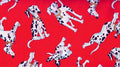 Dalmatians Dog Red C6101