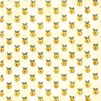 Dear Santa Bells Yellow on Cream 10185-2