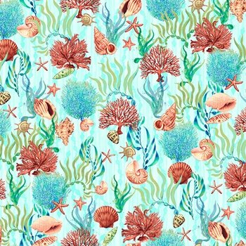Deep Blue Sea Shell 5790-76 lt green