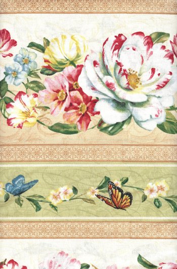 Delicate Romance Border Stripe 86269 273