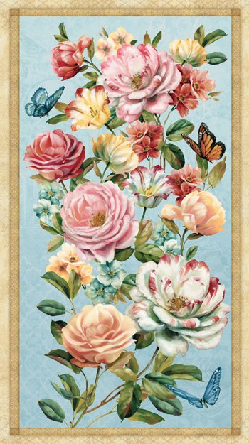 Delicate Romance Large Panel Blue 86268 437