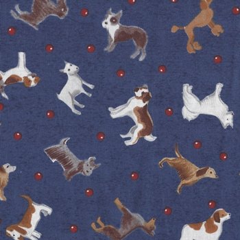 Dog Park Tossed Dogs Y1593 93 Lt Navy