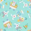 Down on the Bunny farm Tossed Bunnies 1841 11 Blue