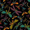 Dragonflies Tossed M1 Black