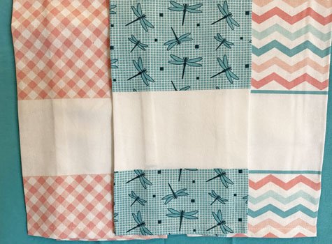 Dragonflies Trio (set of three dragonfly towels) with Embroidery Band 3064