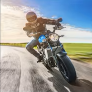 Dream Ride Motorcycle 629 White 15 Blocks 24" x 44" Panel