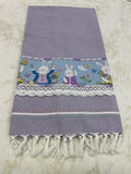 Easter Bunny Towel Kit lavender
