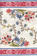 Elizabeth Rose Border Stripe Red 2GS 1