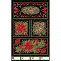 Evergreen Bows Panel MASM10180-J  about 24" xc 44