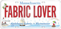 Fabric Lover License Plate